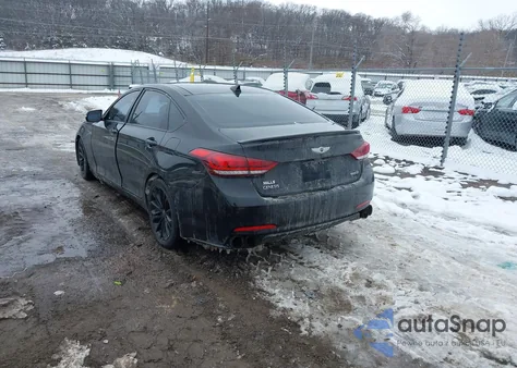 2015 Hyundai Genesis 3.8 из США, поврежденный, VIN KMHGN4JE4FU102254